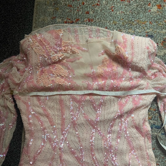 Beaded pink gown 80s - Picture 9 of 9